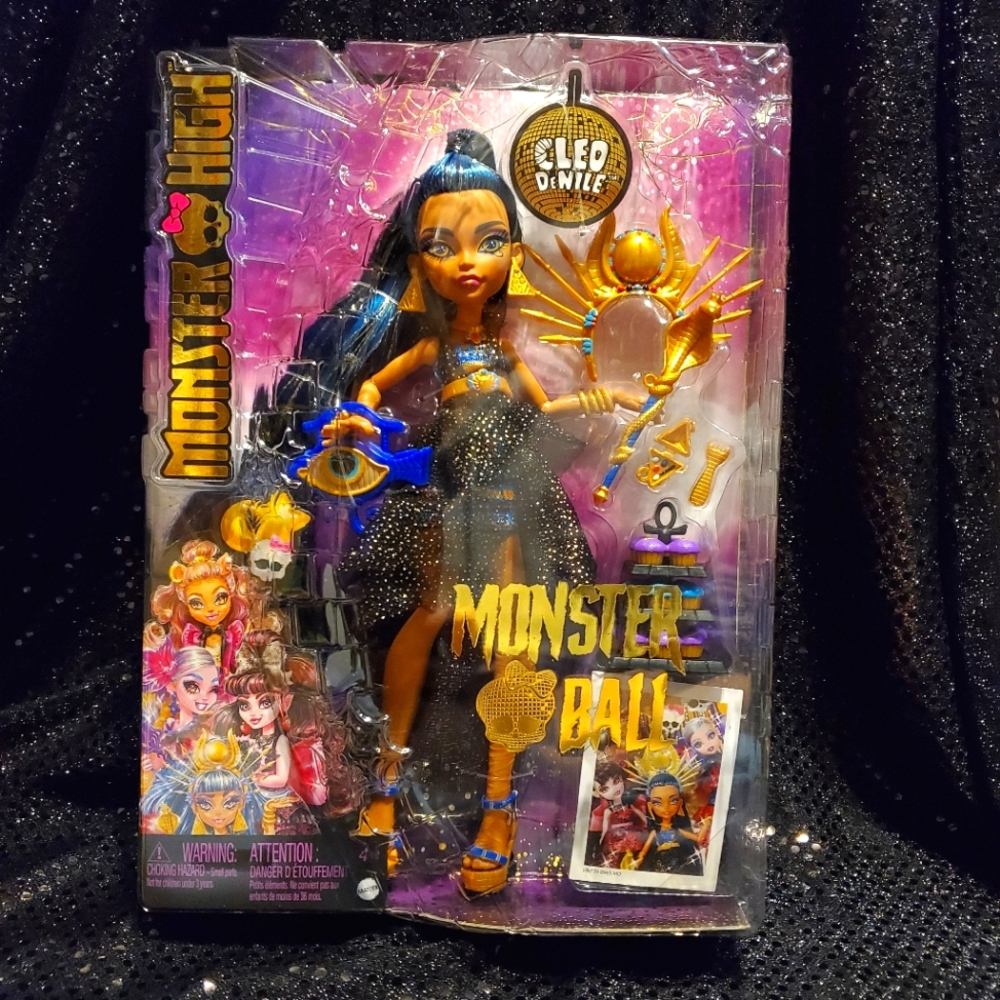 Monster High Monster Ball Cleo De Nile Fashion Doll - NEW IN BOX